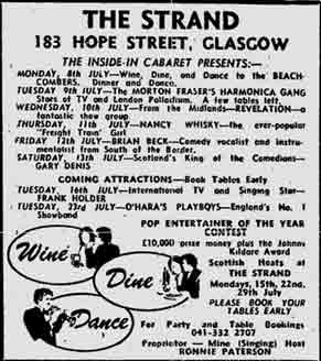 Stand Hope Street advert 1974